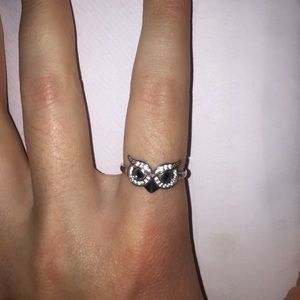 Size 7 sterling silver owl ring